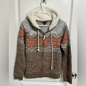 American Eagle Cozy Zip Up Sweater
